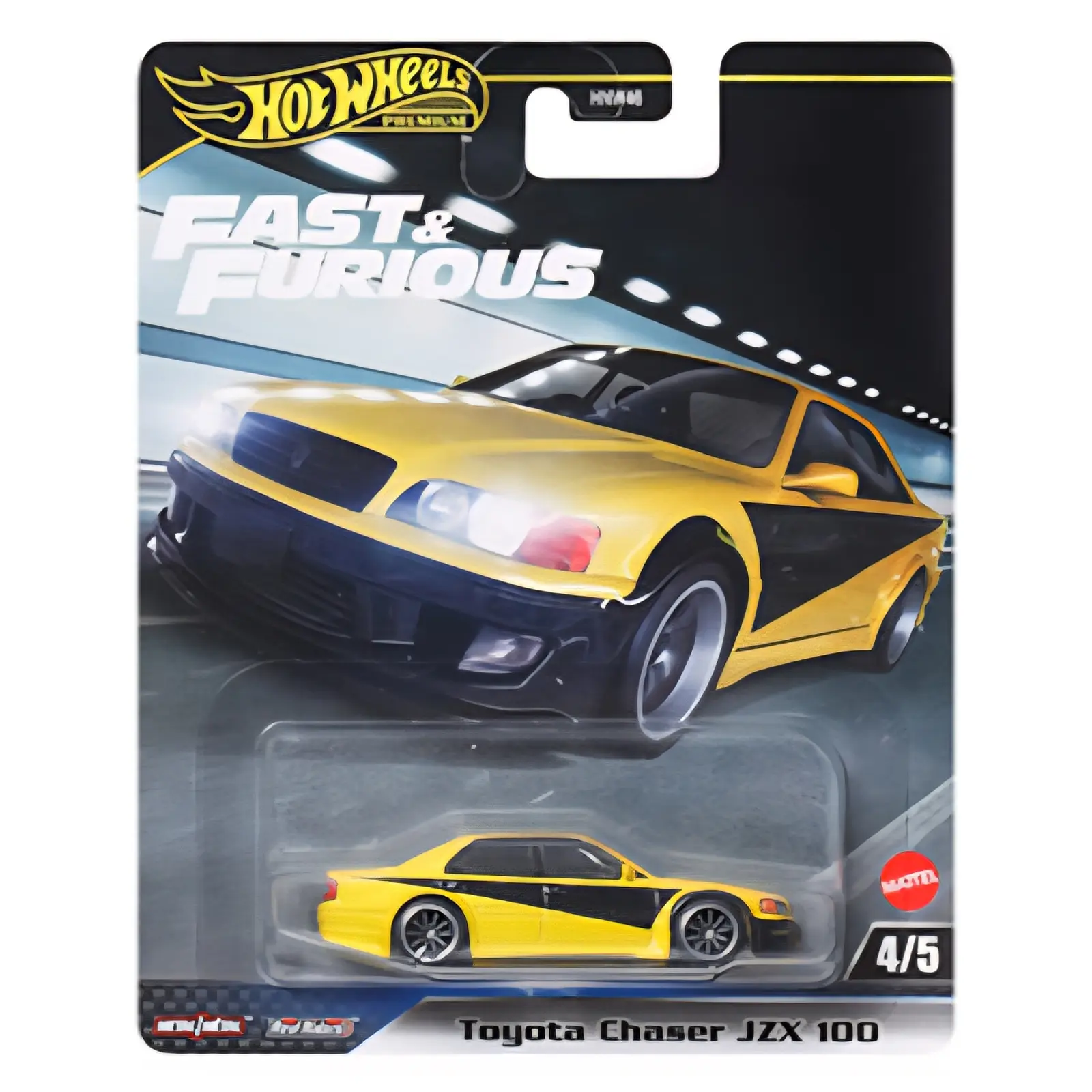 Fast & Furious 2025 Toyota Chaser JZX 100, 1:64 Scale, Diecast Model Car