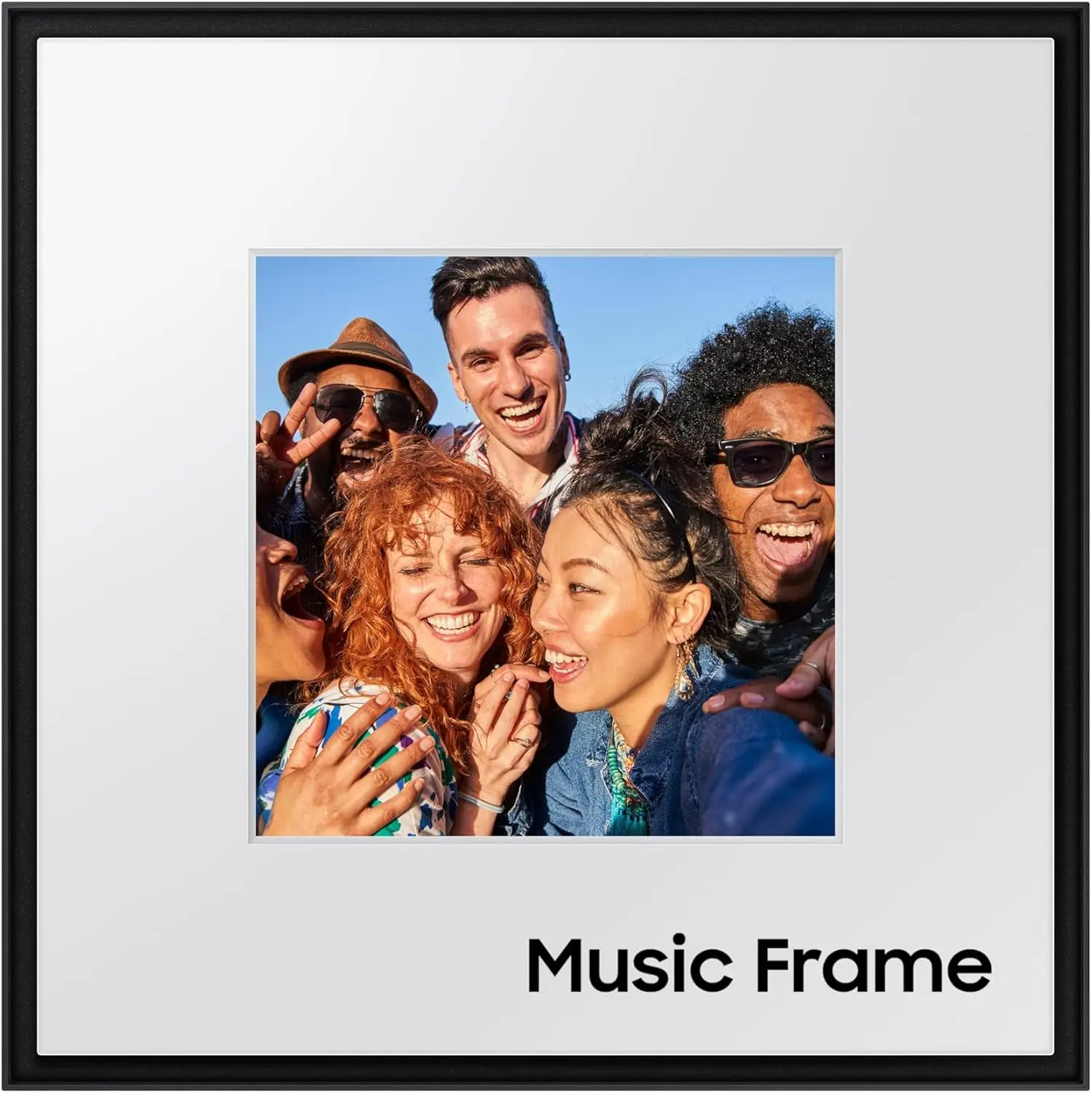Samsung Music Frame Smart Hifi Speaker (HW-LS60D/ZA) - Customizable Wireless Speaker for Home Entertainment, Dolby Atmos Audio, Q-Symphony, Wide Range Sound, Wi-Fi & Bluetooth Streaming, Hifi Speakers
