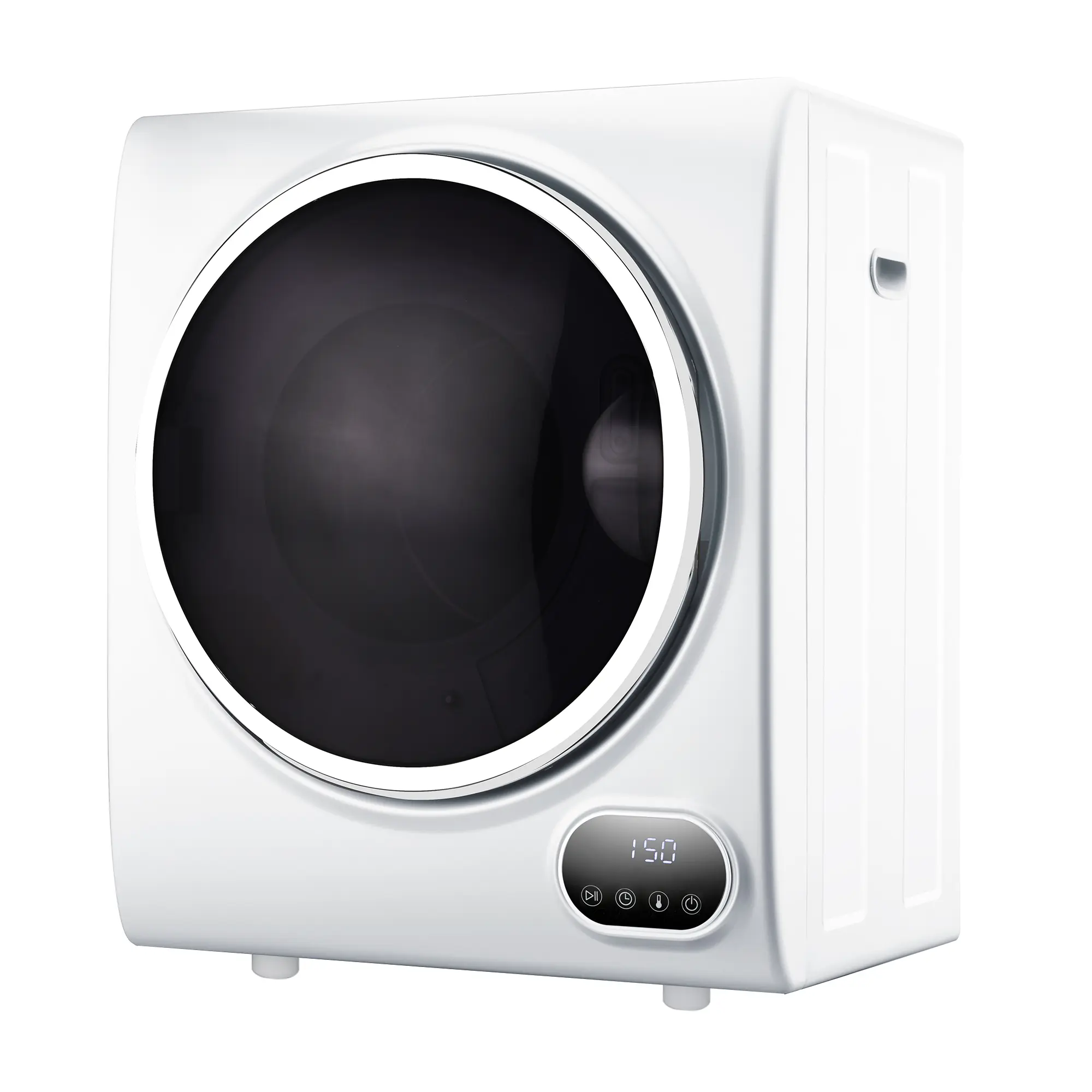 【Summervibes】Ubesgoo Compact Laundry Dryer 9lbs Capacity, 2.6 Cu.ft Portable Clothes Dryer, Front Load Dryer W/LED Control Screen, Stainless Steel Drum For Apartment Home Dorm 110V 1400W
