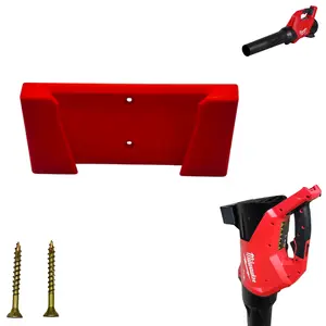 Milwaukee M18 Fuel Leaf Blower Wall Mount - Heavy Duty - Compatible with 3017-20 & 3017-21 - Leaf Blower Wall Mount Holder Bracket for Garage Storage - Easy Installation with Screws Included