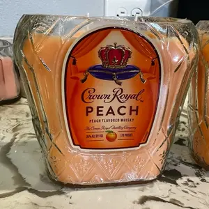 Crown royal peach candle
