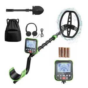 Garvee Waterproof Metal Detector with High Accuracy 11" Search Coil, Suitable for Adults and Beginners, Featuring All Metal & Disc Modes for Effective Gold and Treasure Hunting