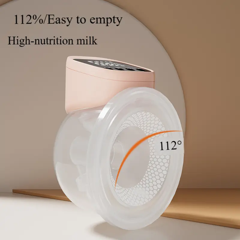 Wearable Double Electric Breast Pumps for Infants, 2026 Hands-Free Portable Model with 24mm Soft DoubleFit Flange, 3 Modes, 9 Levels, Smart Display, Automatic Pumping, 112% Easy-To-Empty Design for High-Nutrition Milk & Travel, Infant, Wearable Breast Pum