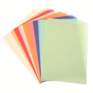 Colored Vellum Paper 50 Sheets Transparent A4 Translucent Tracing Paper for Printing Drawing Ink Jet Laser Printer