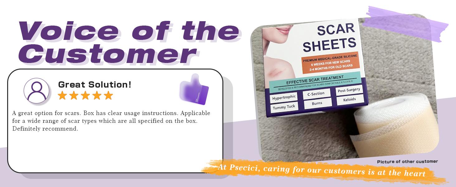 Silicone Scar Sheets,Silicone Scar Tape,Silicone Scar Removal Strips for Surgical,C-Section,Tummy Tuck,Keloid Scars (1.6"X 59" Roll-1.5M) Keloid Bump Removal