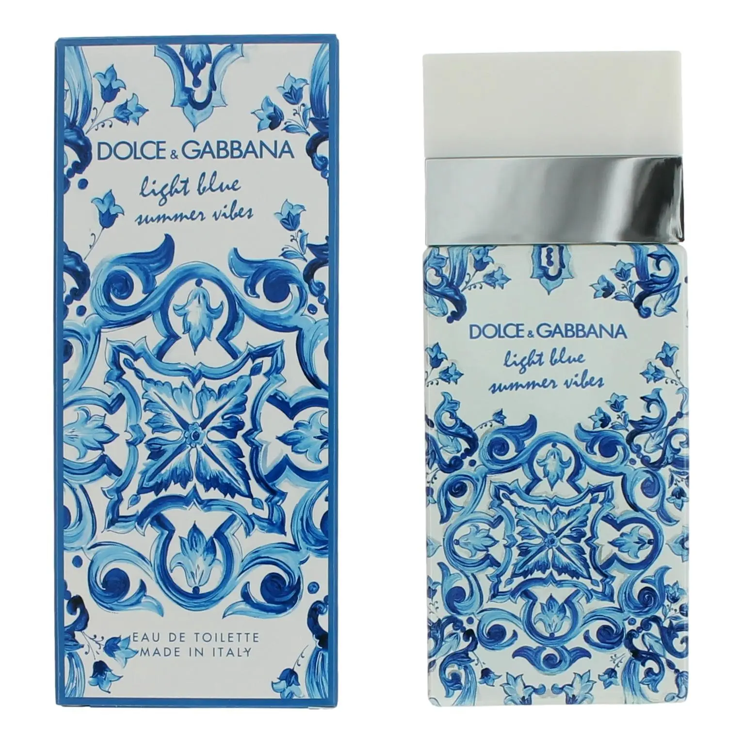 Dolce & Gabbana Light Blue Summer Vibes 3.3 fl oz EDT Liquid Spray Women's Fragrance - Authentic, Fresh Fruity Signature Scent with Calabrian Bergamot, Versatile Fragrance for Skin Application