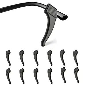 Glasses Grips -12 Pack-Anti SlipEyeglass Holder Ear Grip SunglassesRetainer Temple Tip Reading GlassesHolder