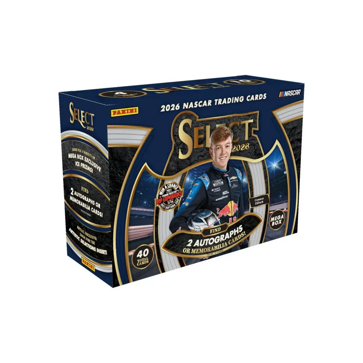 2026 Panini Select Nascar Mega box (two autos per box!)