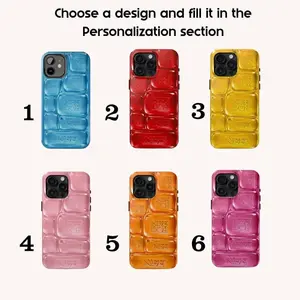 NeeDoh Cool Crush Ice Cube Phone Case 11 12 13 14 15 16 17, 3D Visual Printed Graphic Hard Phone