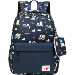 Toddler Backpack for Boys and Girls with Chest Strap, Kids Daycare Travel Bookbag