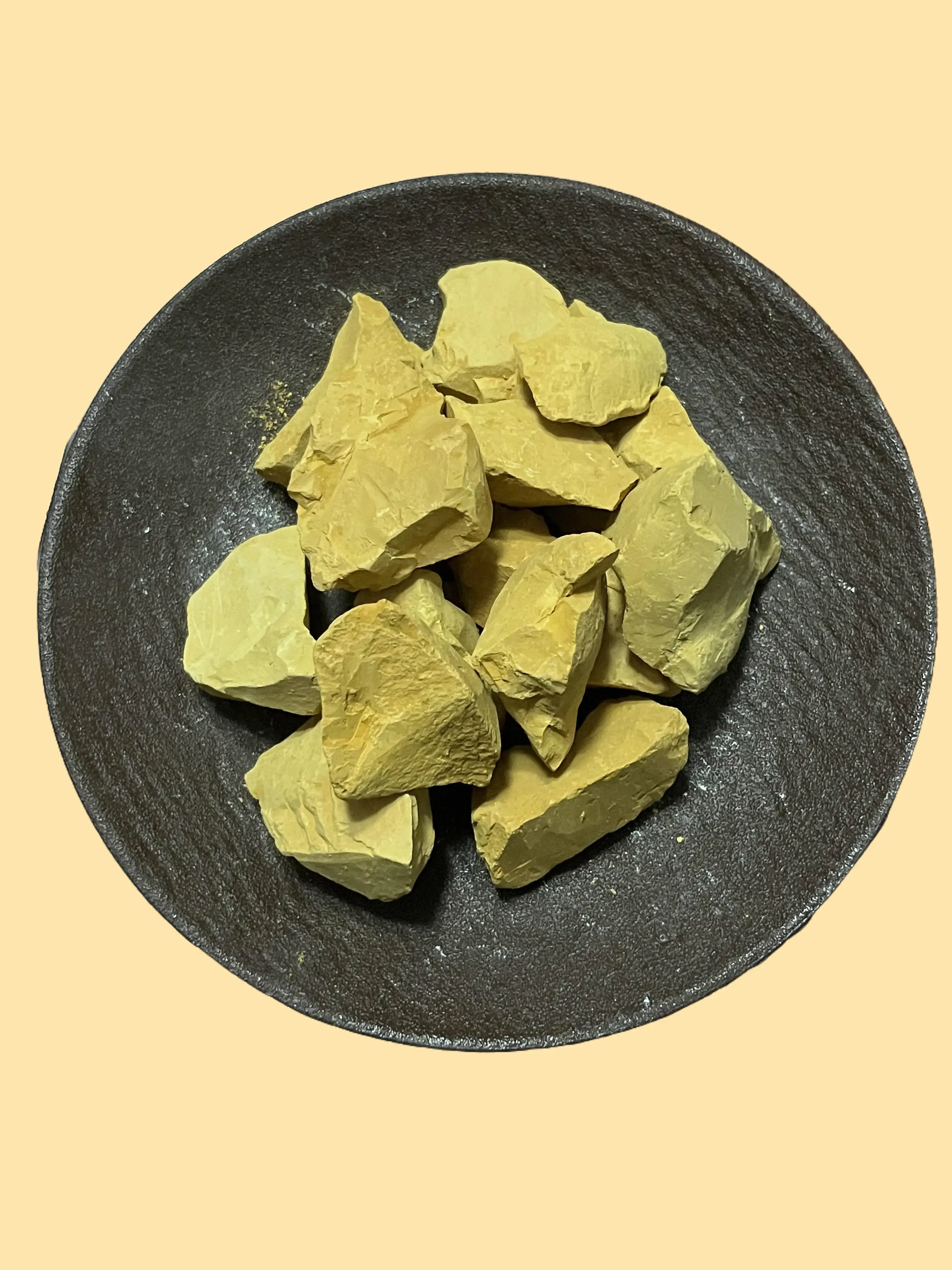 Edible Natural Golden Kaolin Clay Pure Earth Treasure Additive Free,7oz(200g)