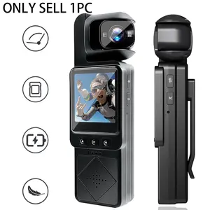 1080P Rotatable Action Camera, WiFi Wireless Recorder, 6x Digital Zoom,180°Vlog Body Video Camera, Motion Detection,Handheld Camera Recorder,POV Camera, Mini Sports DV Camera, Video Recording Camera, Vlogging Camera Suitable for Outdoor, Travel