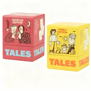 Tales Topic Opening Card Set (family & Couple Edition), Conversation Card Game, Perfect Choice for Game Night and Date Night, Fun and Engaging Party Activity
