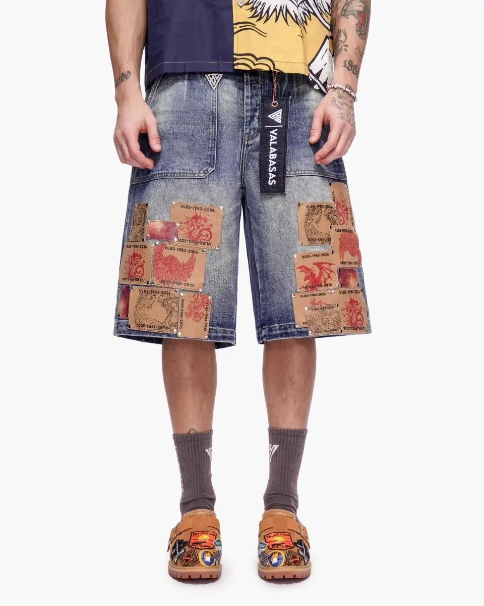 Torinx Baggy Jorts Dark Blue Wash