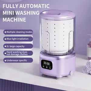 Automatic Wash & Dry Mini Washing Machine with, Portable Underwear Laundry Cup, Quick Clean Long-Lasting Drainage, No Installation Needed Multifunction Washing Machine