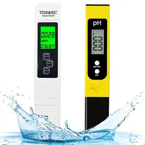 High Precision Digital Ph/tds/ec Detector Set, Suitable for Water Testing, Aquariums, Hydroponics, Ro Systems, 0-14.00 Ph Accuracy