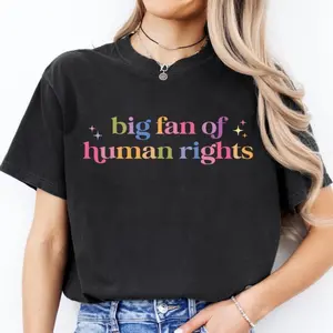 Elegant Human Rights Equality Social Justice Political Resistance Subtle Activist Shirt Gift