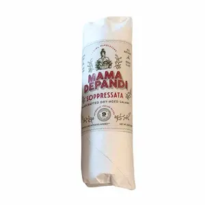 Mama DePandi Salami Chub Soppressata Dry Aged 1 Pack, Authentic Taste, Dry Cured