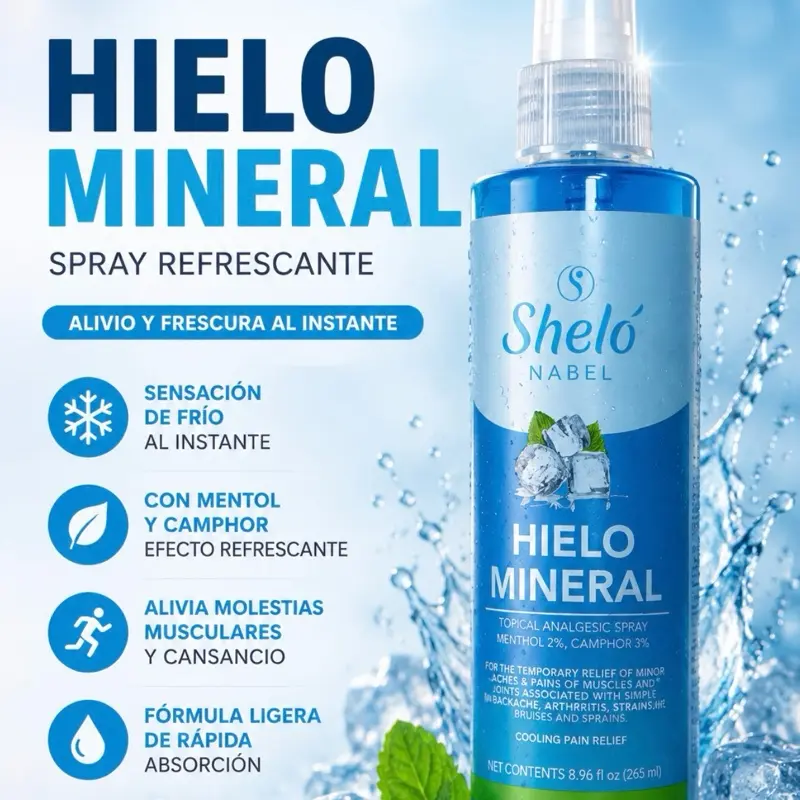 Shelo Nabel Ice Cooling Body Spray