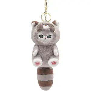 Cute cat keychain 5" plush backpack accessories bag pendant cute keychain gift Valentine's Day Birthday Daughter granddaughter niece best friend girlfriend Christmas gift lady