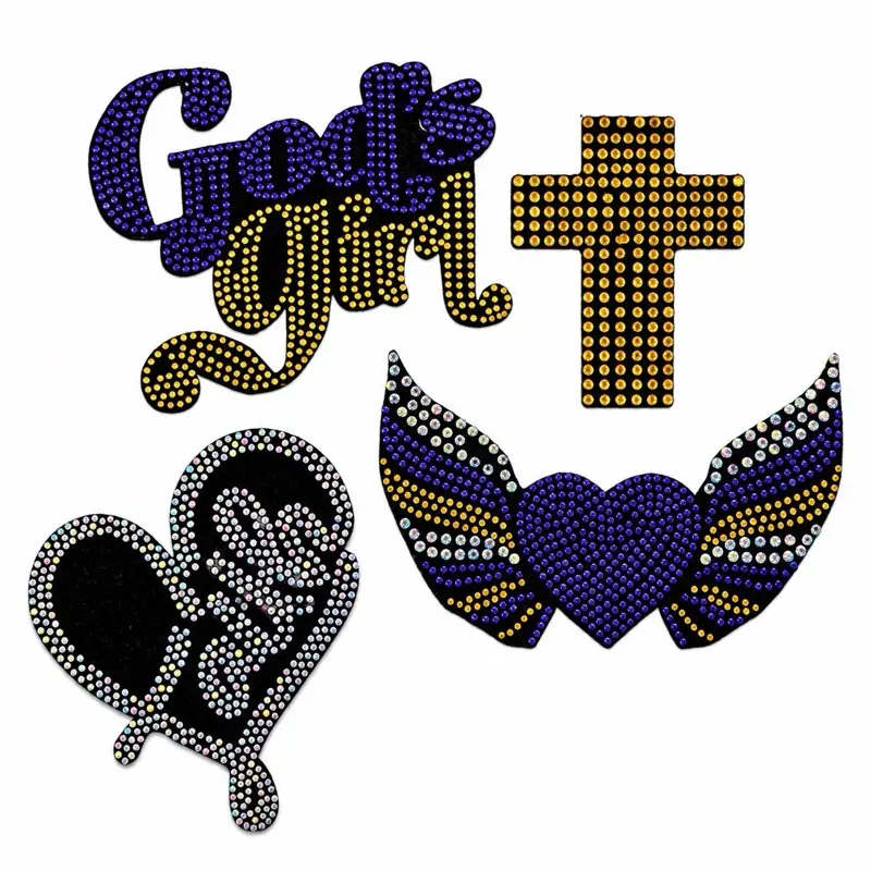 GOD’S GIRL PURPLE Patch Set