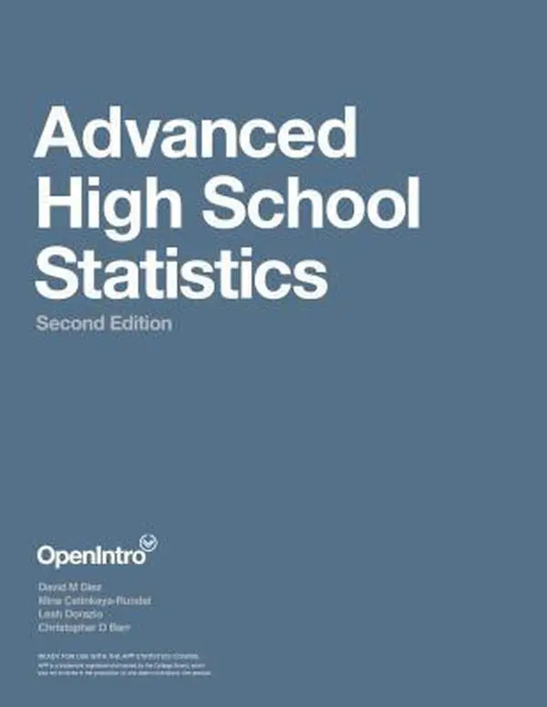 USED-Advanced High School Statistics: Second Edition by David M Diez (Paperback)