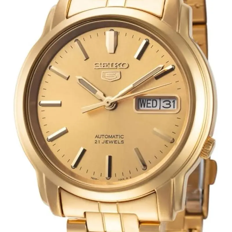 Seiko Series 5 Automatic Gold Dial Men's Watch Seiko Series 5 Automatic Gold Dial Men's Watch