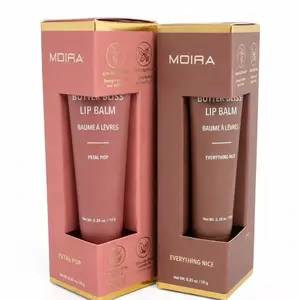 MOIRA Butter Bliss Lip Balm Duo, Moisturizing Lip Care Set Infused with Jojoba Oil, Shea Butter, and Vitamin E