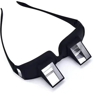Lazy Glasses Bed Prism Spectacles Horizontal Mirror Lazy Readers Glasses 90 Degree Prism Glasses for Laying Down Reading and Watching TV - New Upgrade