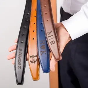 Groomsmen Wedding Leather Belt, Anniversary Gift For Him, Custom Gift for Boyfriend, Leather Accessories for Men, Handmade Belt