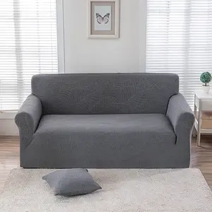 One-piece Jacquard Waterproof Sofa Cover - All-Season Use, Machine Washable and Hand Washable, Pet-Scratch Resistant, Stain-Proof, Non-Slip One-Piece Wrap Design, Suitable for Living Room Sofas, Elastic Stretch Sofa Cover, Washable Sofa Slipcover