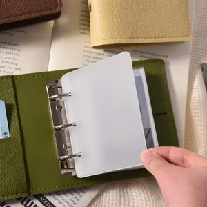 3-Inch Soft Cover Loose-Leaf Album, Mini Instax Photo Book, K-Pop Idol Card Organizer, Collectible Items Binder, Compact Storage Solution