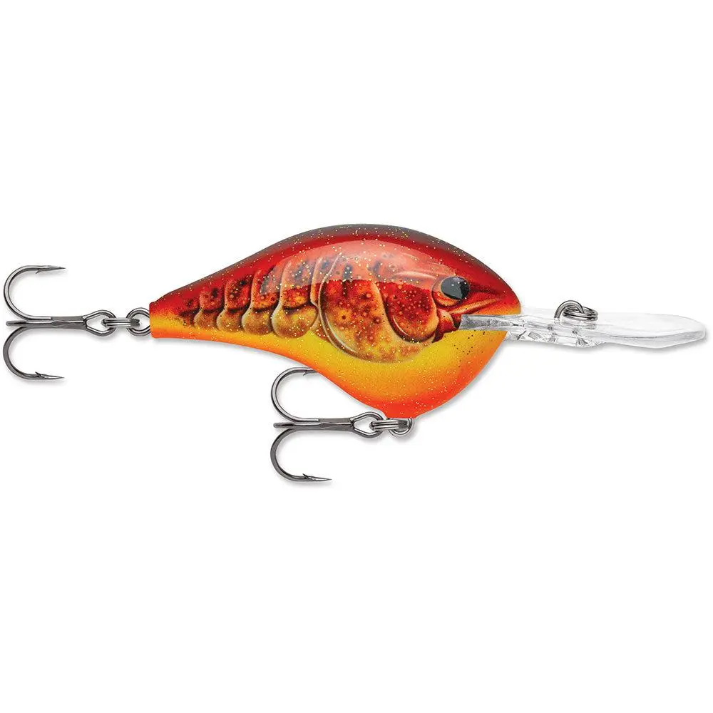 Rapala DT 12 Series Crankbait - 2.25 Inch, Freshwater Lures, Deep Fishing, Quick Dive, Side Wobble, Natural Colors