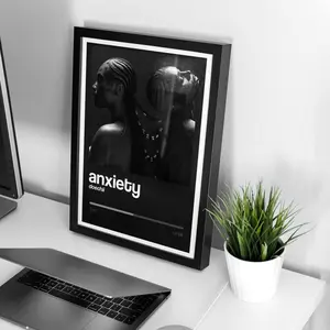 DOECHII ANXIETY Album Cover Poster Music Wall Art Minimalistic Poster Music, Music Poster , Music Artist Gift, no frame