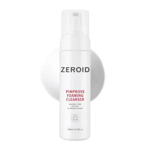 ZEROID | Pimprove Foaming Cleanser | Foam Type Facial Cleanser for Oily and Sensitive Skin | Face Wash for Women and Men | Korean Facial Care Products | Face Wash Skin Care | 6.76 fl oz (200ml)