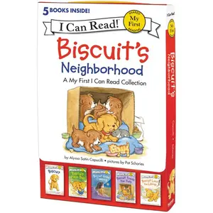 Biscuit's Neighborhood: A Box of 5 Stories for Beginning Readers and Dog Lovers (My First I Can Read) by Alyssa Satin Capucilli||Pat Schories [Paperback Book]