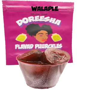 Doreesha FLAVAD Puurckles -WALA-APLC-   Sweet Tangy Sour Snack WALA & APL  Flavored Chunks Made with Vinegar & Artificial Flavors. THIS IS NOT A PICKLE-SMELLS LIKE VINEGAR
