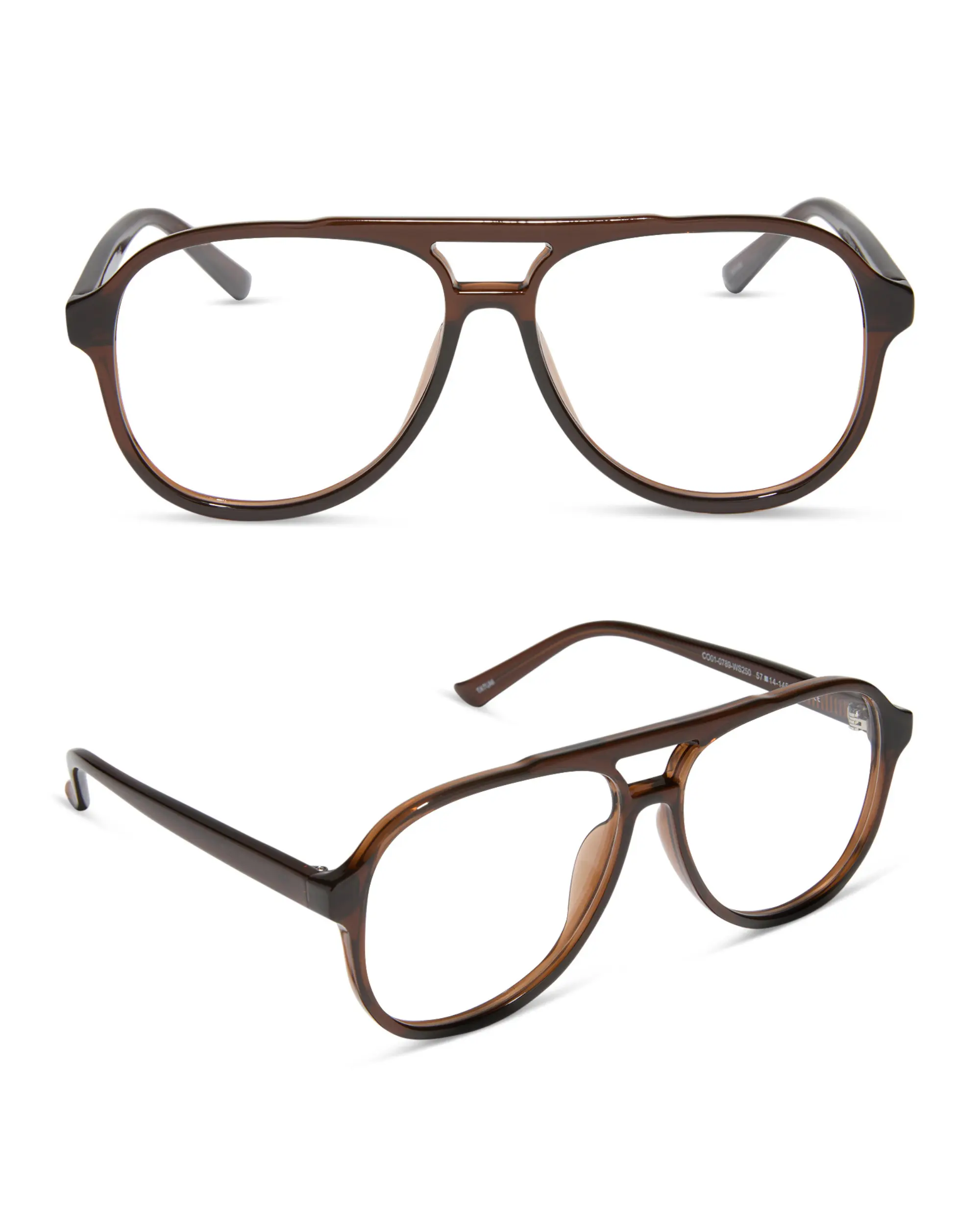 DIFF Tatum Whiskey Crystal Blue Light Aviator Readers - Stylish Lightweight Trendy Frames DIFF Tatum Whiskey Crystal Blue Light Aviator Readers - Stylish Lightweight Trendy Frames