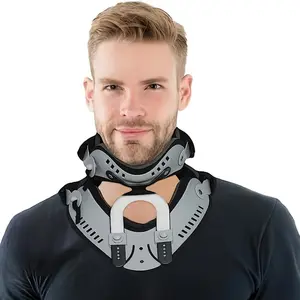 Adjustable Cervical Collar Neck Brace Immobilizer - Healthcare Immobilizing Wrap for Neck Alignment, Stabilization - Sports & Outdoor Protective Gear Posture Straightener Neck Stabilizer