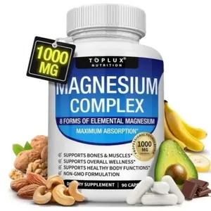AAA Toplux Magnesium Complex 8 Essential Magnesium Supplement 90 Capsules 1000mg
