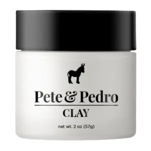 Hair Styling Clay - Medium Hold, Matte Finish, Low Shine Styling Clay For Men | Adds Volume, Thickness, & Fullness | Beeswax & Betonite | Ideal For Hairstyling Medium, Messy, Fine Thinning Hair Styles, 2 oz