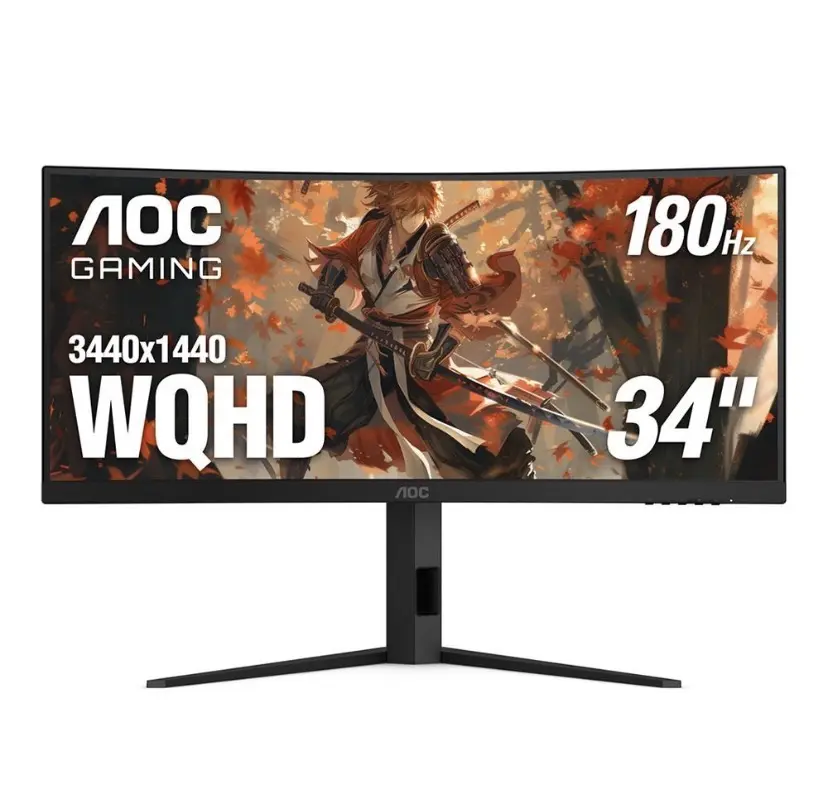 New AOC Curve 34 Gaming Monitor Ultrawide