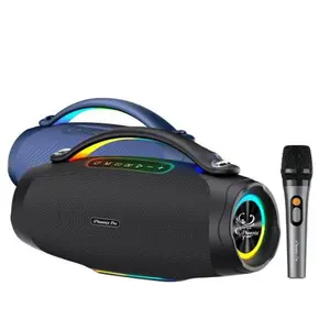 IX-97 Play Time 8-Hrs/140W 12000 mAh Bluetooth Wireless Karaoke with Rechargeable Microphone Speaker