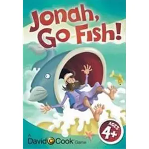 212 MAIN Jumbo Go Fish Card Game, David C. Cook Gm Jonah Themed, Biblical Story Gaming Card Game for Sports & Outdoor Fan Shop Activities