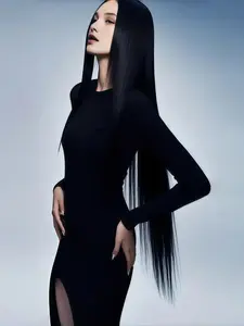 Extra Long Straight Synthetic Wig, Perfect for Daily Wear, Birthday Parties, Cosplay, Music Festivals, Weddings, Stage Performances