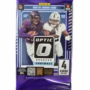 (1) - Donruss Optic Footballl Retail  Pack - 4 Cards Per Pack