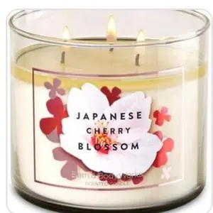 Bath and Body Works Japanese Cherry Blossom Scented Candle - Perfect for Home Decor and Ornaments