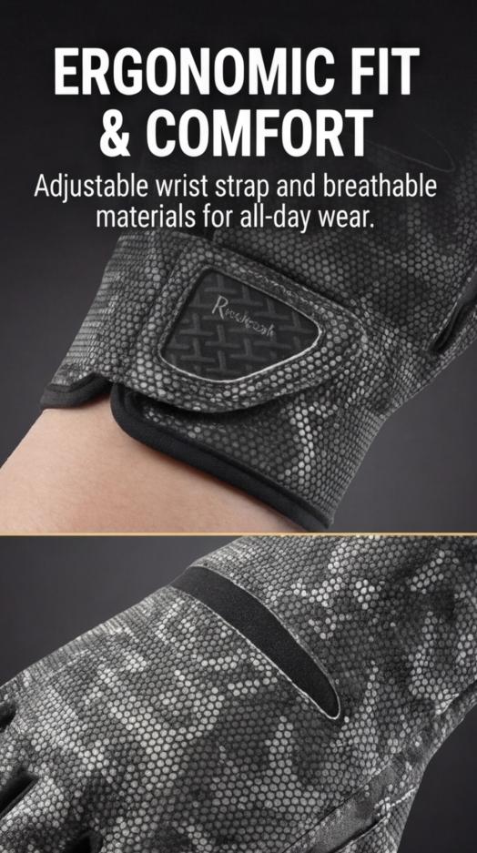 Professional three-finger outdoor fishing gloves, unisex, puncture-proof & cut-proof, non-slip, durable, breathable, sun-protective and waterproof. Ideal for angling & lure fishing.