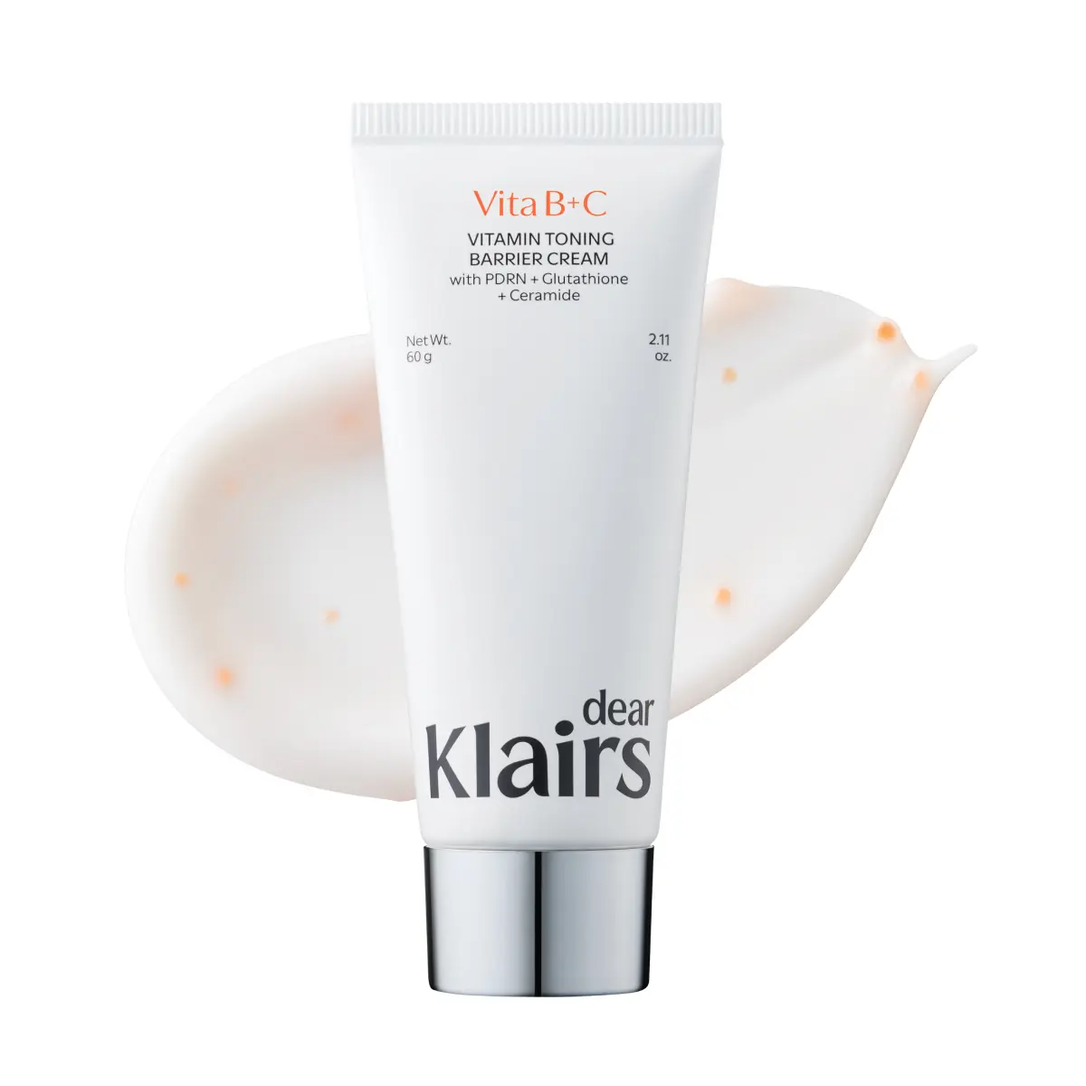 [Dear Klairs Official] Vitamin Toning Barrier Cream 60g | Brightening Moisturizer, Skin Barrier Repair, Panthenol, Niacinamide, Centella-Derived PDRN, Vitamin C, Vitamin E, Hyaluronic Acids, Ceramide
