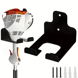 Heavy-Duty Steel Weed Trimmer Wall Rack, Organize Your Garage with Metal Tool Storage, Power Tool Organizer, Yard Tool Rack, Garden Tool Organizer Ideal for Lawn Mower and Hedge Trimmer